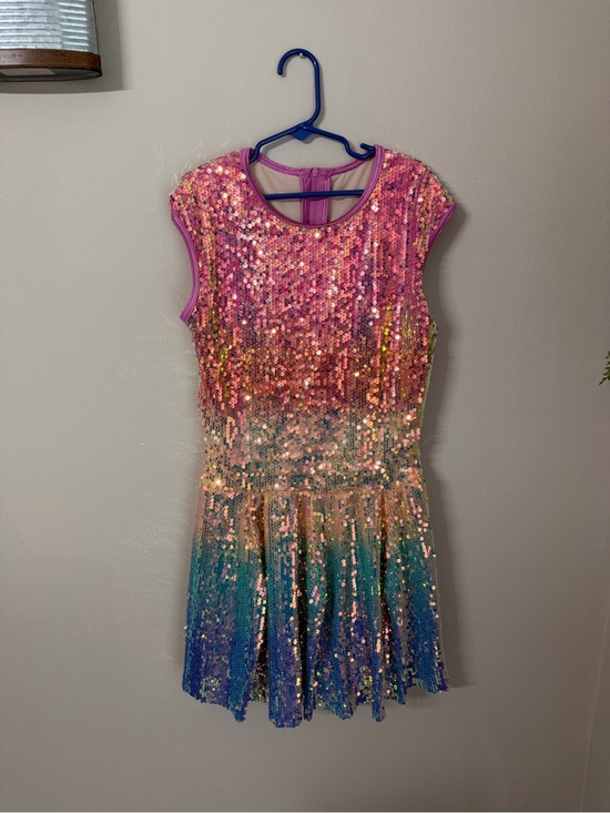 Weissman Dresses & Skirts - Weissman Pink to Blue Sequin Ombre Dance Dress costume